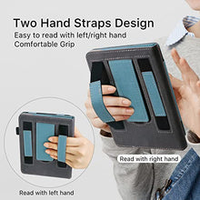 Load image into Gallery viewer, WALNEW Stand Case for 6.8” Kindle Paperwhite 11th Generation 2021- Two Hand Straps Premium PU Leather Book Cover with Auto Wake/Sleep for Amazon Kindle Paperwhite Signature Edition ereader
