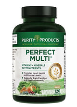 Load image into Gallery viewer, Perfect Multi - Multivitamin | Purity Products | Packed with Vitamins, Minerals &amp; Phytonutrients | 60 Breakthrough Nutrients | 120 Capsules (1)
