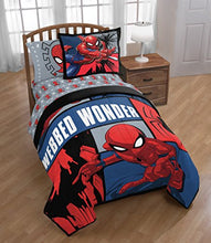Load image into Gallery viewer, Jay Franco Marvel Spiderman Webbed Wonder 5 Piece Twin Bed Set - Includes Comforter &amp; Sheet Set - Bedding Features Spiderman - Super Soft Fade Resistant Polyester - (Official Marvel Product)
