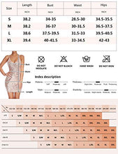 Load image into Gallery viewer, houstil Women's V Neck Sequin Glitter 1920s Inspired Fringed Flapper Club Prom Party Dress (Beige, XL)
