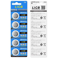 Load image into Gallery viewer, LiCB 10 Pack CR1632 3V Lithium Battery CR 1632
