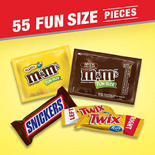 Load image into Gallery viewer, SNICKERS, M&amp;M'S &amp; TWIX Fun Size Chocolate Candy Variety Mix, 31.18-Ounce 55 Piece Bag
