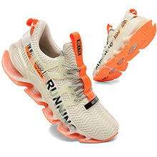 Load image into Gallery viewer, CBYEZY Mens Sneakers Running Shoes for Men Mesh Breathable Comfort Athletic Walking Tennis Shoes Fashion Sneakers (6.5,Beige)
