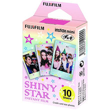 Load image into Gallery viewer, Fujifilm Instax Mini 5 Pack Bundle Includes Stained Glass, Comic, Stripe, Shiny Star, Airmail. 10 sheets X 5 Pack = 50 Sheets.
