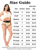 Load image into Gallery viewer, POKARLA Women's High Waisted Cotton Underwear Soft Breathable Panties Full Coverage Stretch Briefs Regular &amp; Plus Size(Small）
