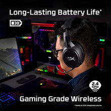 Load image into Gallery viewer, HyperX Cloud Flight S - Wireless Gaming Headset, 7.1 Surround Sound, 30 Hour Battery Life, Qi Wireless Charging, Detachable Microphone with LED Mute Indicator, Compatible with PC &amp; PS4
