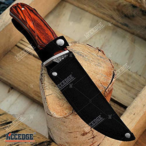 10" Tactical Knife Survival Knife Hunting Knife FULL TANG Fixed Blade Knife Etched Damascus Razor Sharp Edge Camping Accessories Camping Gear Survival Kit Survival Gear Tactical Gear 51596 (Silver)