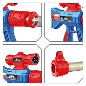 LURLIN Shooting Game Toy for Age 6, 7, 8,9,10+ Years Old Kids, Boys - 2pk Foam Ball Popper Air Guns & Shooting Target & 24 Foam Balls - Ideal Gift - Compatible with Nerf Toy Guns…