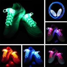 Load image into Gallery viewer, 2win2buy 5 Pairs LED Light Up Shoelaces Casual Sneaker Waterproof Plastic Shoe Strings Halloween Christmas Party Disco Dancing Hip Pop Running Decorations Glow up Necessaries
