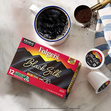 Load image into Gallery viewer, Folgers Black Silk Dark Roast Coffee, 12 Keurig K-Cup Pods
