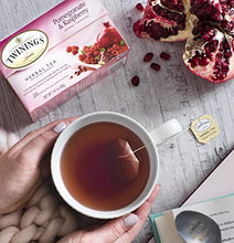 Load image into Gallery viewer, Twinings Herbal Tea Bags - 40 Individually Wrapped Tea Bags, Pure Peppermint, Camomile, Rooibos Red, Honeybush Mandarin Orange, Plus 9 More Flavors - with BYTC Honey Sticks
