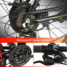 Load image into Gallery viewer, ANCHEER 350W Electric Bike 26&#39;&#39; Adults Electric Bicycle/Electric Mountain Bike, 20MPH Ebike with Removable 36V 7.8/10.4Ah Battery, Professional 21 Speed Gears
