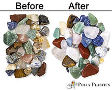 Load image into Gallery viewer, Polly Plastics Rock Tumbler Tumbling Media Grit Kit &amp; Plastic Filler Pellets
