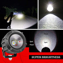Load image into Gallery viewer, LED Pods, Auto Power Plus 2PCS 3" 50W Round Off Road Driving Light LED Work Light Spot Flood Combo Light Round LED Pod Light for Off Road Truck Motorcycle ATV Boat Tractor
