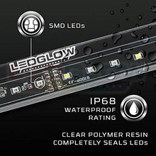 Load image into Gallery viewer, LEDGlow 60" Red Tailgate LED Light Bar for Full Size Trucks - Brake, Running, Turn Signals &amp; Hazard Lights - White Reverse Lights - Waterproof - Heavy-Duty Design - Plug &amp; Play Flat 4 Pin Connector
