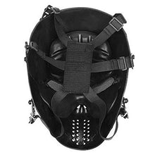 Load image into Gallery viewer, Tactical Mask Skull Full Face with Metal Mesh Eye Protection-Airsoft/BB Gun/CS Game-Zombie Masks Heads Scary for Cosplay Party Halloween Tricky Man&amp;Women
