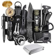 Load image into Gallery viewer, Verifygear Survival Kit, 17 in 1 Professional Survival Gear Tool Emergency Tactical First Aid Equipment Supplies Kits for Men Women Families Hiking Camping Adventures
