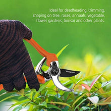 Load image into Gallery viewer, VIVOSUN Garden Hand Pruner Shear with Curved Blade and 8 Inch Bypass Pruning Shear, Orange
