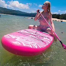 Load image into Gallery viewer, Pink Paddleboard Inflatable Paddle Board，ISUP 10'6''x32''x6'' Stand Up Paddle Board Standing Boat for Adult, Inflatable Paddle Boards for Adults 320lbs Capacity,15PSI Pressure(Pink)
