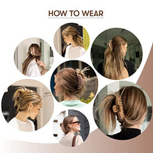 Load image into Gallery viewer, FRAMAR Large Claw Clips For Thick Hair – Large Hair Clip For Thick Hair, Girls Hair Clips Claw, Big Hair Clips For Thin Hair, Hair Claws Clips For Hair, Matte Claw Clips, Neutral Hair Clips 4 Pack
