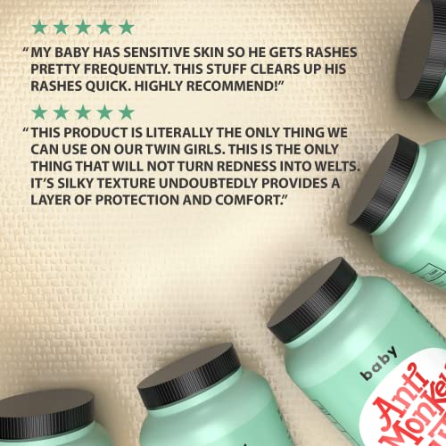 Load image into Gallery viewer, Anti Monkey Butt Baby Powder with Calamine - Prevents Diaper Rash and Absorbs Moisture - Talc Free - 6 Ounces - Pack of 1