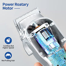 Load image into Gallery viewer, Hair Clippers for Men Full Metal Cordless Close Cutting T-Blade Trimmer Kit with LED Display Professional Hair Cutting Kit Beard Trimmer Barbers Men Women Kids Clipper Set Rechargeable Grooming Kit
