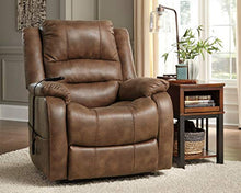 Load image into Gallery viewer, Signature Design by Ashley Yandel Power Lift Oversized Recliner Saddle
