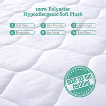 Load image into Gallery viewer, Sable Queen Size Electric Heated Mattress Pad, Safe Low Voltage Technology &amp; Oeko-Tex 100 Standard, 10 Temperature Settings, FDA Registered Hypoallergenic Soft Plush, White
