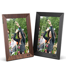 Load image into Gallery viewer, Nixplay Smart Digital Picture Frame Bundle - 10 inch Black and Wood Effect
