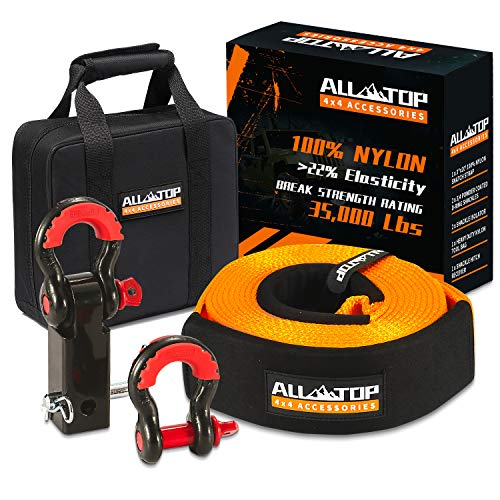 ALL-TOP Nylon Recovery Kit with Hitch Receiver: 3