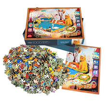 Load image into Gallery viewer, Genuine Fred THE LION IS AWAKE by Souther Salazar, 1000 piece puzzle
