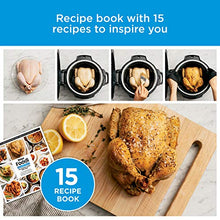 Load image into Gallery viewer, Ninja OS301 Foodi 10-in-1 Pressure Cooker and Air Fryer with Nesting Broil Rack, 6.5 Quart, Stainless Steel
