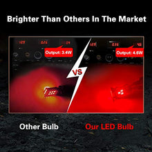 Load image into Gallery viewer, LASFIT 921 912 W16W LED Third Brake Center High Mount Stop Light Bulbs, Red Light, Plug&amp;Play
