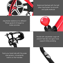Load image into Gallery viewer, Goplus Indoor Cycling Bike, Stationary Bicycle Exercise Bike with Flywheel and LCD Display, Cardio Fitness Cycle Trainer Professional Exercise Bike for Home and Gym Use
