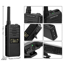 Load image into Gallery viewer, CONNECOM Two Way Radio - Digital &amp; Analog Walkie Talkies for Adults, Rugged 2 Way Radio Rechargeable Business Walky Talky Suitable for Shop, Hotel, Warehouse, Restaurant, CEducation GD700 4 Pack
