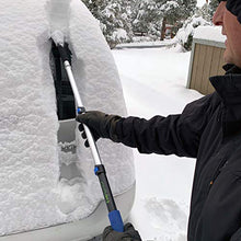 Load image into Gallery viewer, EVERSPROUT SnowBuster 1.5-to-4 Foot Extendable Ice Scraper &amp; Snow Brush Kit (Scraper, Brush, Pole) | 8-10 Ft Standing Reach | Long Extension Handle for SUV/Truck/Car Windshield, Windows, Roof
