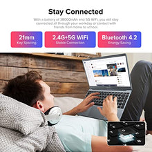 Load image into Gallery viewer, TECLAST F7 Plus2 14” Laptop Computer, 8GB RAM 256GB SSD Windows Laptop Up to 2.6GHz Intel N4120, 1920x1080 FHD Display, Lightweight Windows 10 Laptop 2.4G+5G WiFi Bluetooth USB3.0 Mini-HDMI Zoom Study
