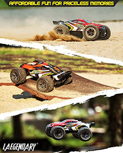 1:12 Scale Large RC Cars 48+ kmh Speed - Boys Remote Control Car 4x4 Off Road Monster Truck Electric - All Terrain Waterproof Toys Trucks for Kids and Adults - 2 Batteries + Connector for 30+ Min Play
