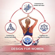 Load image into Gallery viewer, Probiotics-for-Women Prebiotics-and-Probiotics-Powder, 100-Billion-CFUs 45-Day-Supply, Women&#39;s-Probiotic with D-Mannose and Cranberry for Urinary Tract/Gut/ Digestive Health/Weight Management
