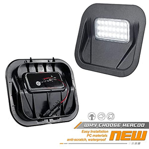 HERCOO Tailgate Step Light LED Truck Bed Multi-Pro Lamp Kit Compatible with GMC Sierra 1500 2500 HD 3500 HD 2020-2021 Chevrolet Silverado 1500 2500 HD 3500 HD 2020, Replacement for 84347814