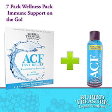 Load image into Gallery viewer, Buried Treasure ACF Advanced Immune Response with Vitamin C, Elderberry, Echinacea and Herbal Blend for Complete Rapid Immune Support Dietary Supplement | Package of 7 2 oz Bottles | 14 Servings
