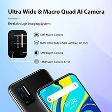 Load image into Gallery viewer, UMIDIGI A7 Pro Unlocked Cell Phones(4GB+64GB) 6.3" FHD+ Full Screen, 4150mAh High Capacity Battery Smartphone with 16MP AI Quad Camera, Android 10 and Dual 4G Volte(Cosmic Black).
