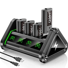 Load image into Gallery viewer, Rechargeable Battery Packs with Charger for Xbox Series X /S &amp; Xbox One 1 X/S/Elite Controller, OIVO Controller High-Capacity Battery Packs Rechargeable for Xbox 1 /One / Series X / S Controller
