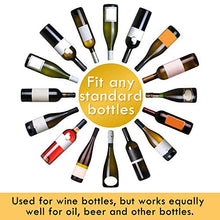Load image into Gallery viewer, Whaline 8 Pack Wine Bottle Stoppers and Gift Box, Funny Silicone Reusable Caps Bottle Sealers with a Funny Saying for Wine Beverage and Beer Bottles
