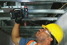 Load image into Gallery viewer, Bosch CLPK251-181 18V 2 Tool Combo Kit with 1/4" and 1/2" Socket Ready Impact Driver and 1/2" Hammer Drill/Driver, Blue
