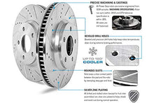 Load image into Gallery viewer, Power Stop K4500 Front and Rear Z23 Carbon Fiber Brake Pads with Drilled &amp; Slotted Brake Rotors Kit
