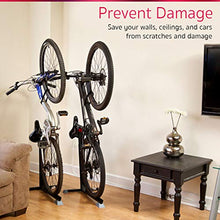 Load image into Gallery viewer, Bike Nook Bicycle Stand, Portable and Stationary Space-Saving Rack with Adjustable Height, for Indoor Bike Storage
