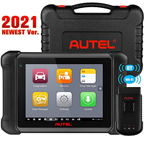 Autel Scanner MaxiSys MS906BT, 2021 Newest Automotive Scan Tool, US Version of MaxiCOM MK906BT, Upgraded of MS906 DS808 MP808, ECU Coding, Bi-Directional Control, 31+ Services, All Systems Diagnostics