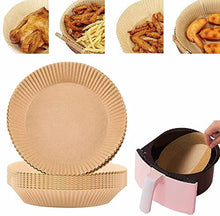 Load image into Gallery viewer, Air Fryer Disposable Paper Liner Non-Stick Liners Baking for Oil-proof Water-proof Food Grade Parchment Roasting (25pcs)
