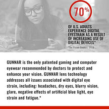 Load image into Gallery viewer, Gaming Glasses | Blue Light Blocking Glasses | Intercept/Onyx by Gunnar | 65% Blue Light Protection, 100% UV Light, Anti-Reflective To Protect &amp; Reduce Eye Strain &amp; Dryness
